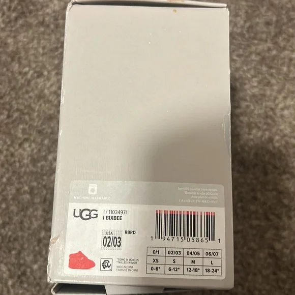Red 02/03C baby Uggs - Picture 3 of 3